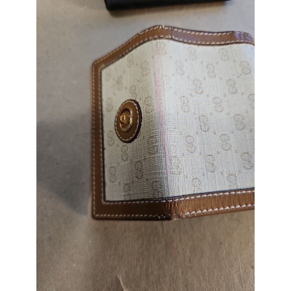 2 Vintage Gucci Keychain Mini Pouch Wallets in Good Condition - Picture 7 of 12